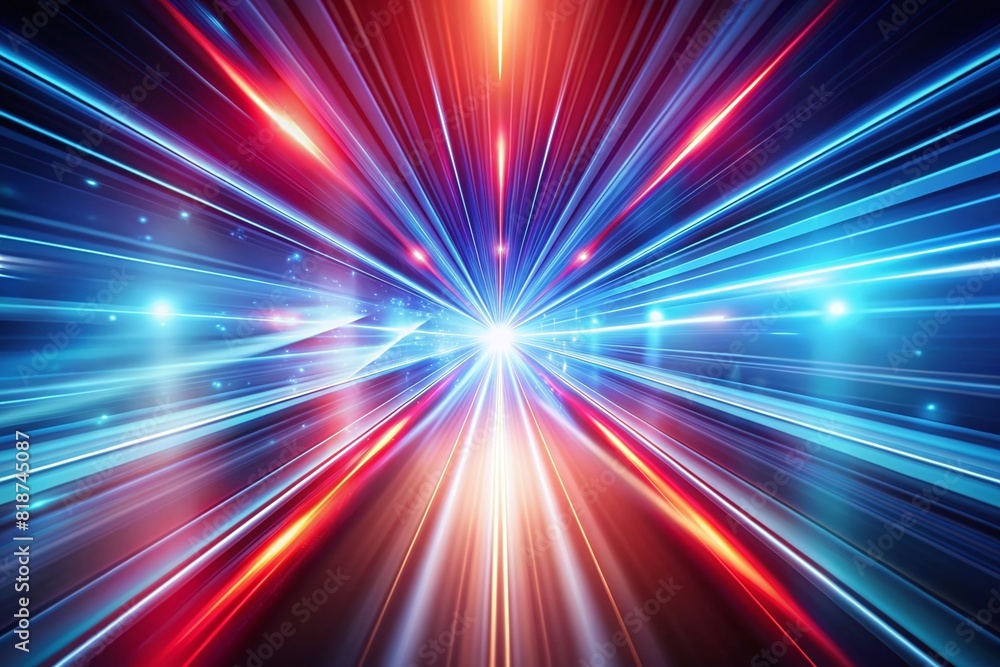 Abstract glowing blue rays on a dark background Abstract glowing blue rays on a dark background