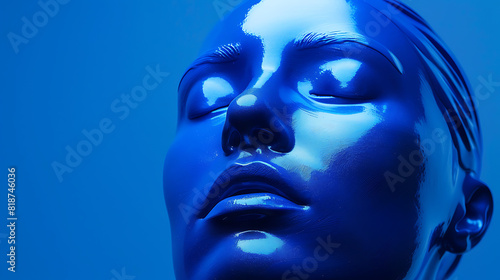 Digital Serenity: Trust and Transformation in Shades of Blue