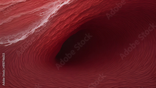 red heart in water