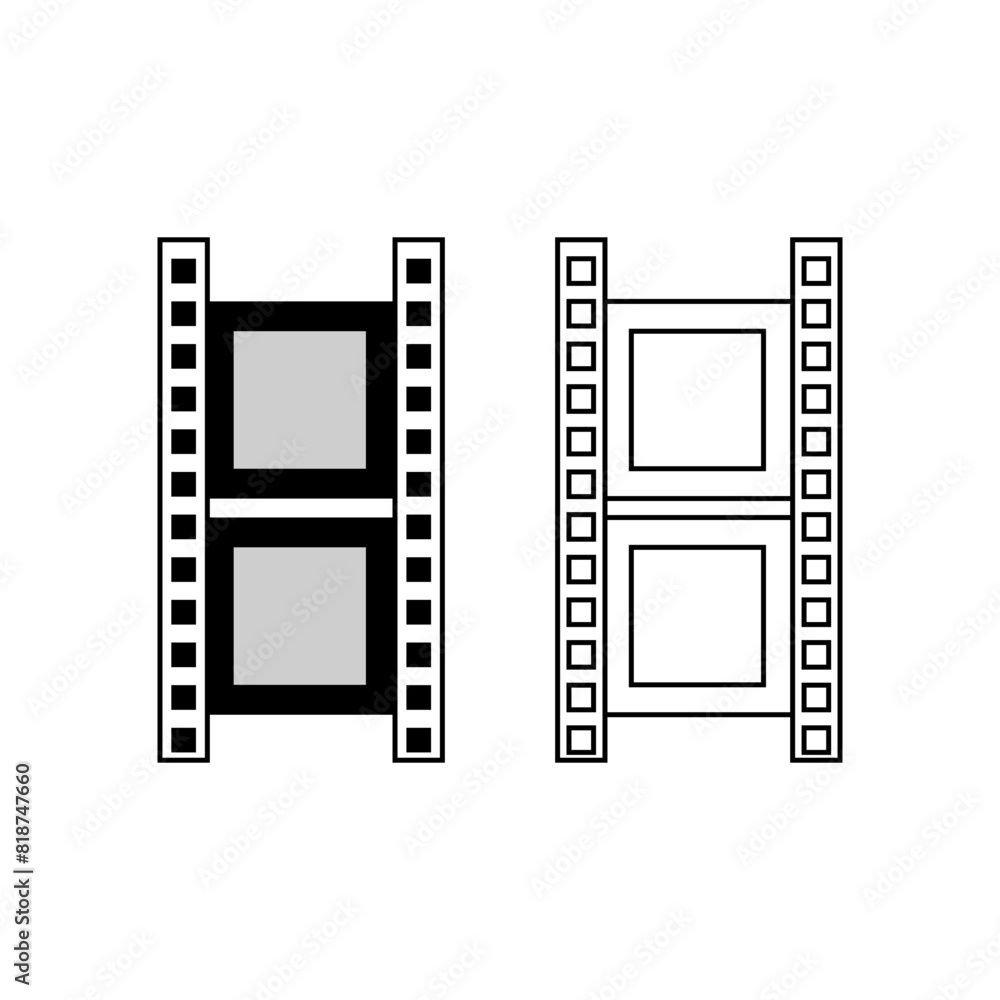 Film strip icon vector design Film strip icon vector design