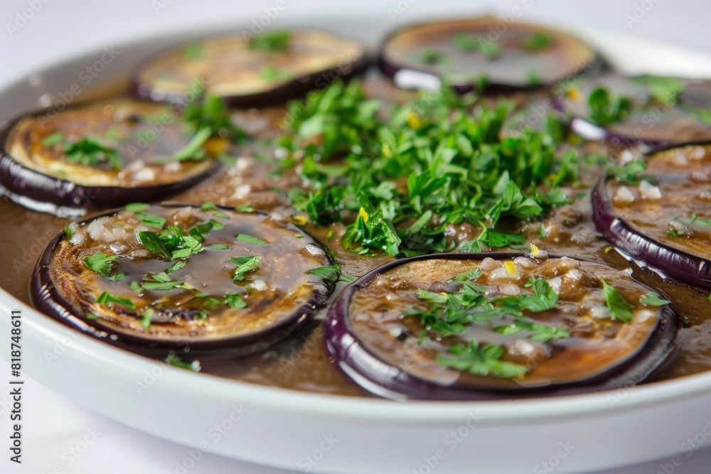Rustic Roasted Eggplant Puree with Citrus