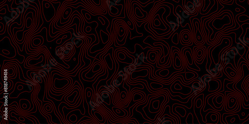 Organic terrain simulation with abstract swirls and elevation-style lines


