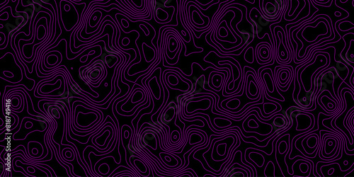 Organic terrain simulation with abstract swirls and elevation-style lines

