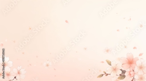 Delicate cherry blossoms against a soft pastel background, perfect for spring-themed designs and gentle compositions