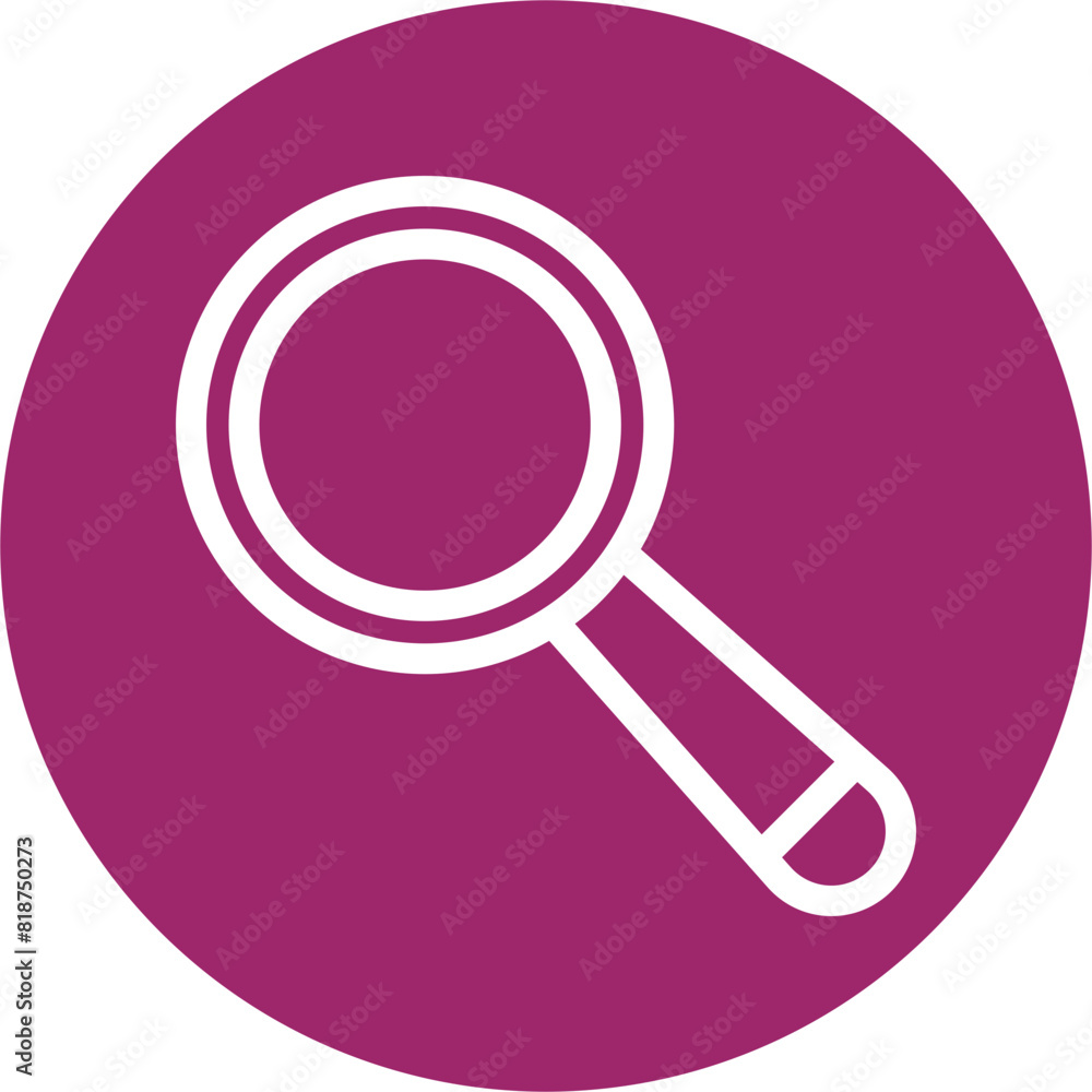 Magnifying Glass Line White Circles Multi Colors Icon Design Magnifying Glass Line White Circles Multi Colors Icon Design