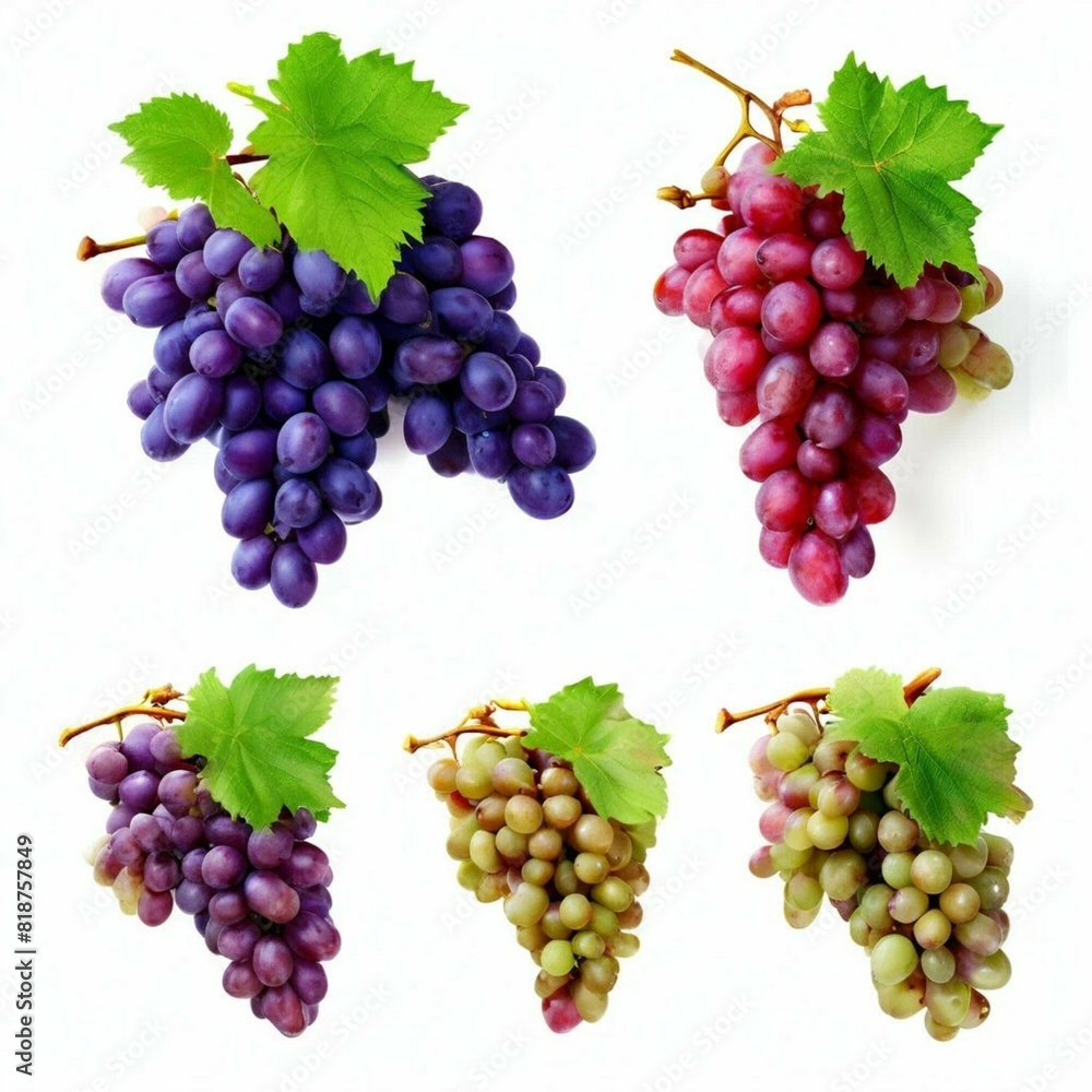 grape bunches, yellow. green, blue grape bunches, yellow. green, blue