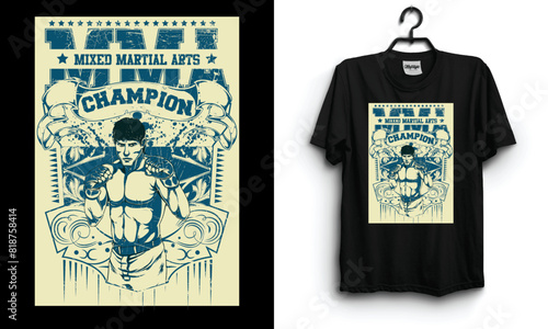 Martial Art Corporate And Unique T-shirt design