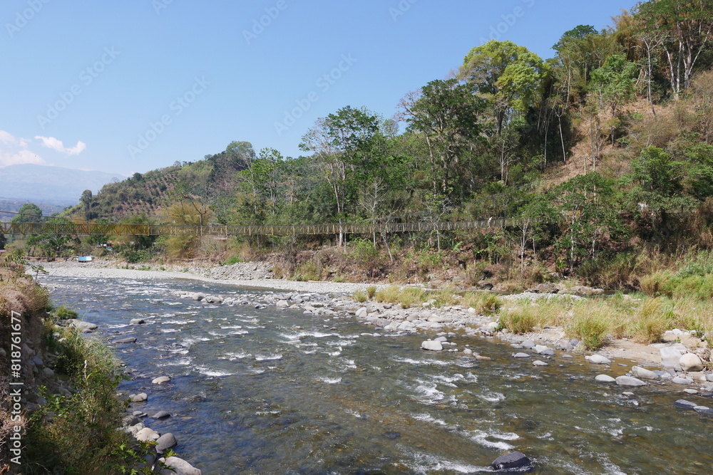 Fluss Rio Orosi in Costa Rica Fluss Rio Orosi in Costa Rica