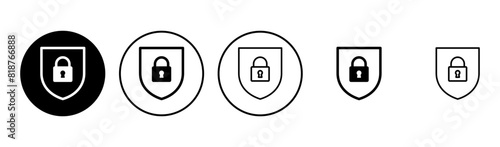 Security icon set. protection icon. privacy. vpn