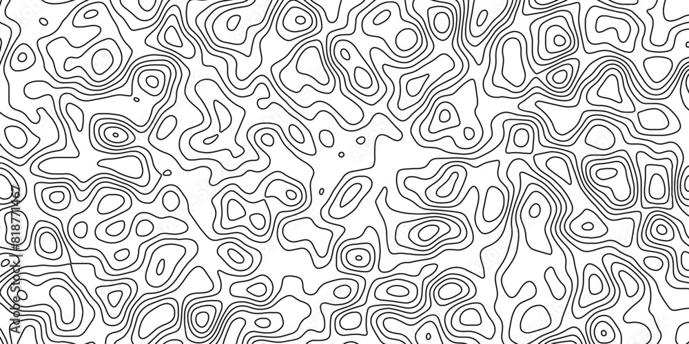 Hand-drawn contour map with swirling abstract topographic design
Hand-drawn contour map with swirling abstract topographic design