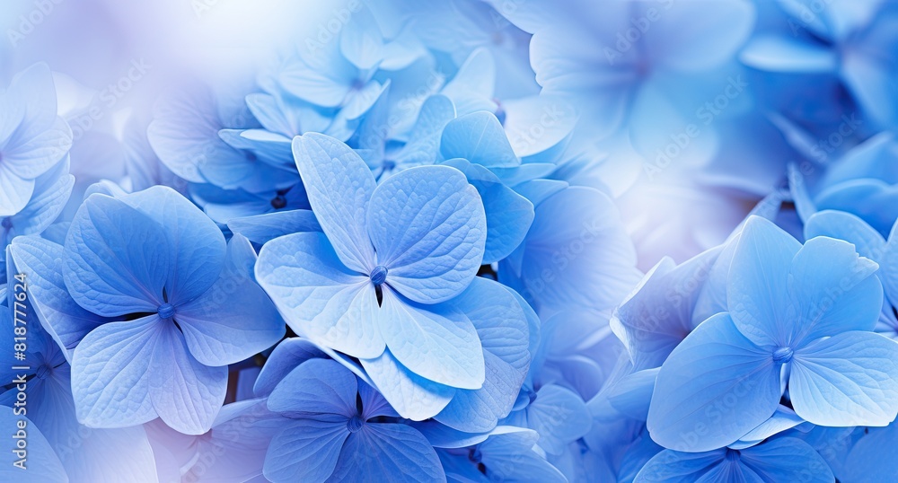 Ethereal Blue: Close-Up of Hydrangea Blossom Ethereal Blue: Close-Up of Hydrangea Blossom