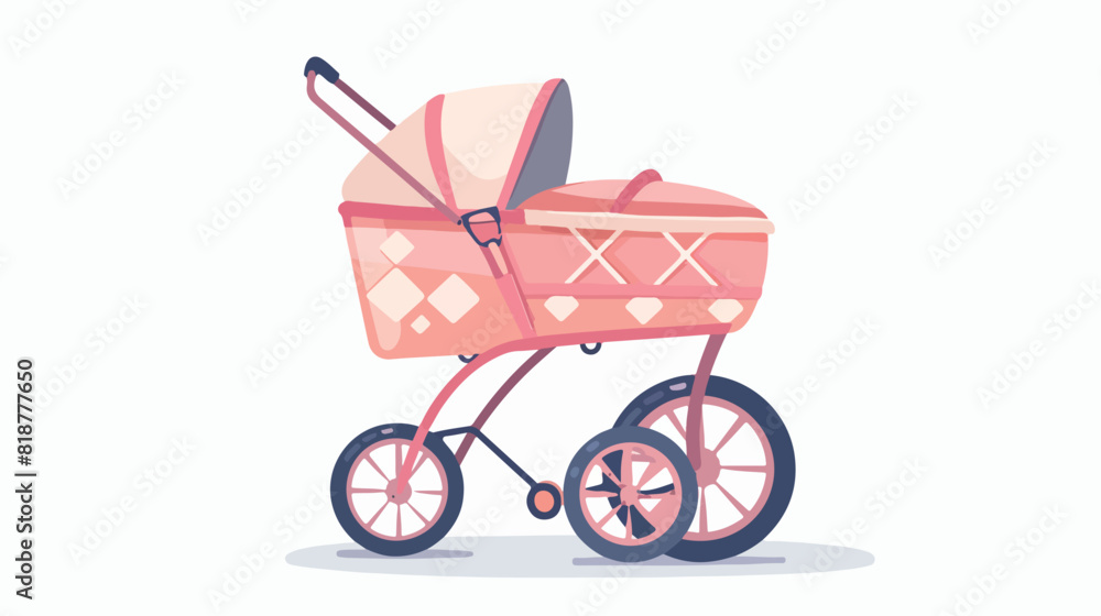 Baby pram. Stroller buggy pushchair. Kids carriage 