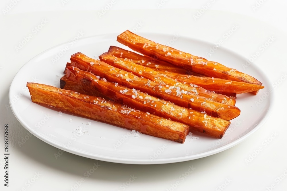 Tasty Sweet Potato Sticks with Sea Salt Sprinkles Tasty Sweet Potato Sticks with Sea Salt Sprinkles