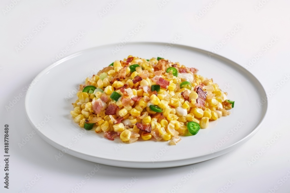 Bacon and Corn Cheese - Flavorful Gourmet Dish Bacon and Corn Cheese - Flavorful Gourmet Dish