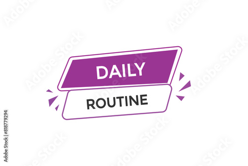 new website daily routine button learn stay stay tuned, level, sign, speech, bubble banner modern, symbol, click 