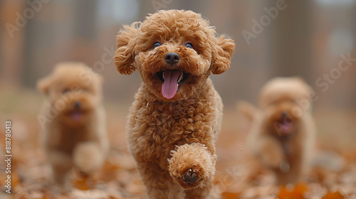 poodle puppy sitting