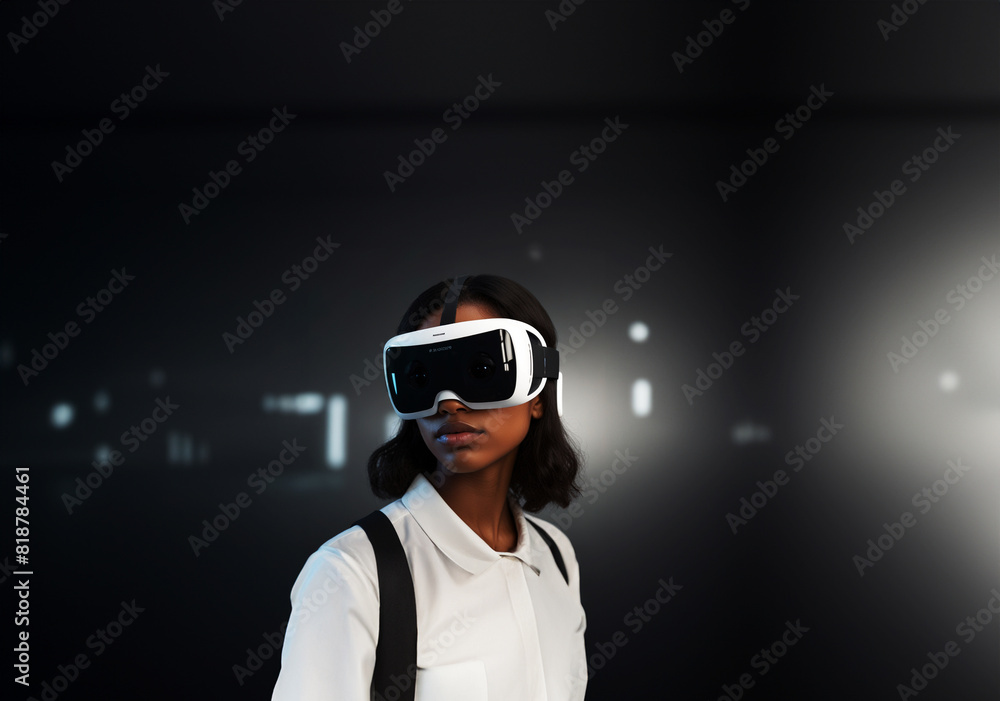 VR goggles immerse users in a virtual reality. VR goggles immerse users in a virtual reality.