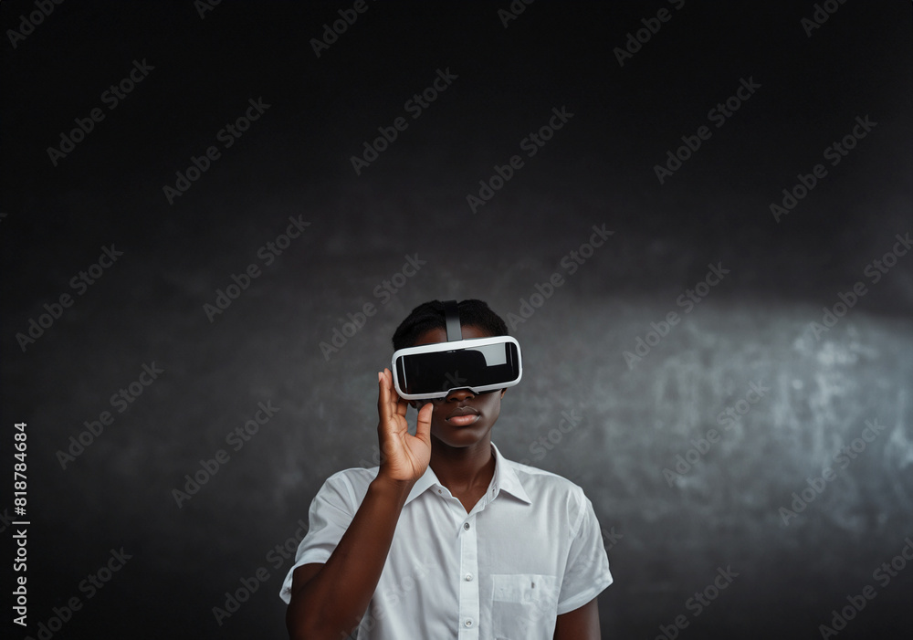Fototapeta premium VR goggles revolutionize the gaming industry.