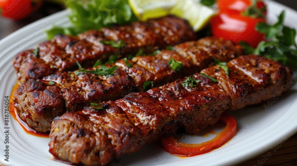 A delicious ready-to-eat dish, Cağ kebabı