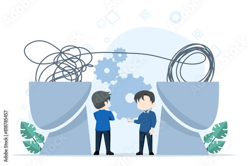 psychological problems concept. help patients with psychological problems. Therapy for mental illness. Mental health problems and their treatment. Mental disorders concept. Flat vector illustration.