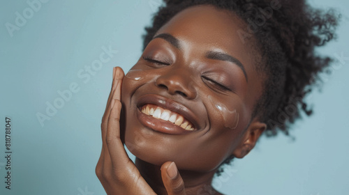 Close-up portrait of a smiling Black woman