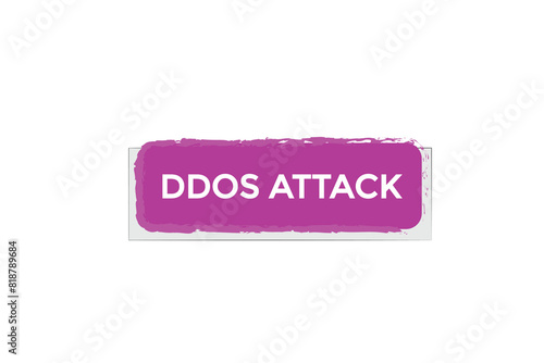 new website ddos attack button learn stay stay tuned, level, sign, speech, bubble banner modern, symbol, click 
