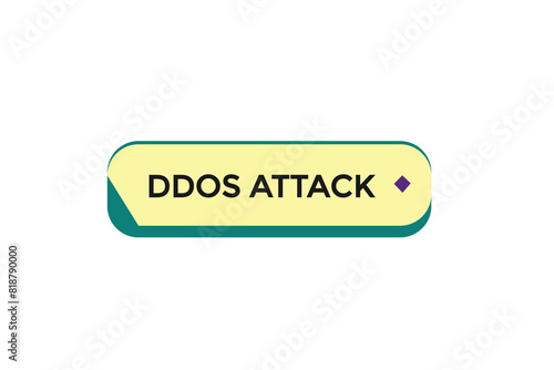 new website ddos attack  button learn stay stay tuned, level, sign, speech, bubble  banner modern, symbol,  click 
