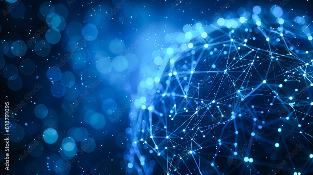 Abstract technology background with connecting dots and lines. 3D Rendering Abstract technology background with connecting dots and lines. 3D Rendering