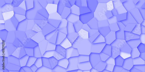 Abstract blue and white broken stained glass background design with line. geometric pattern with 3d shapes vector Illustration. Blue broken wall paper in decoration.