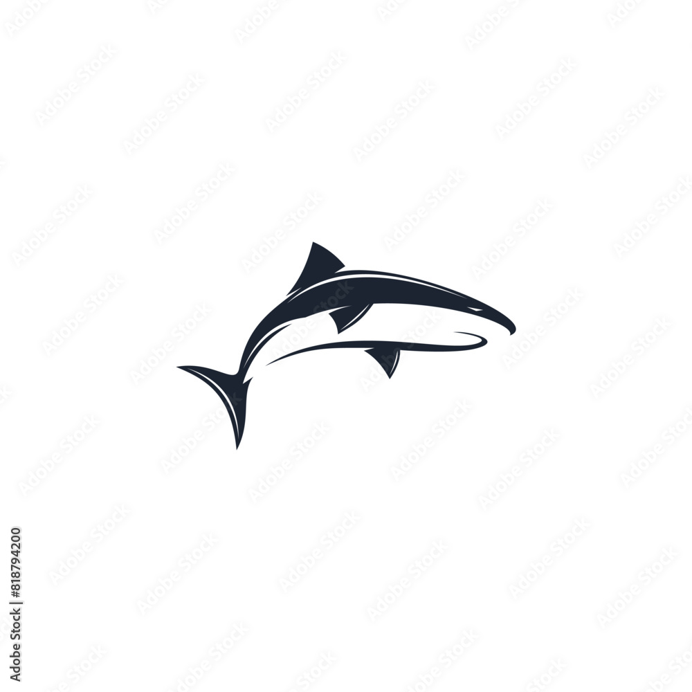 Wild shark silhouette logo. Suitable for your design need, logo, illustration, animation, etc. Wild shark silhouette logo. Suitable for your design need, logo, illustration, animation, etc.