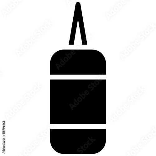 heavy bag solid icon