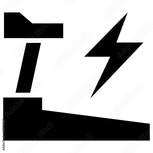 treadmill solid icon