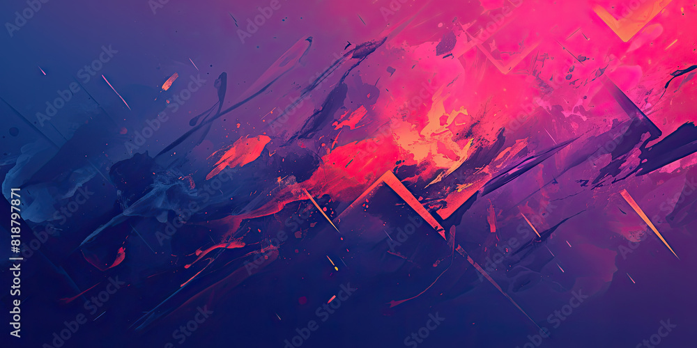 Fototapeta premium Digital art soft contrast abstract background, minimal lines patterns wavy backdrop, generated ai
