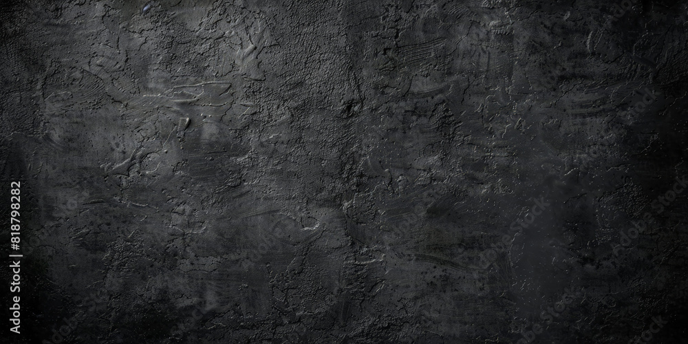 Black background, textured and grunge dark grey background,  Black wall, vintage texture wallpaper. Dark gray stone texture background.