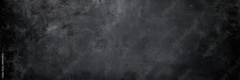 empty dark room background, dark concrete wall and floor background, black studio room background for product display