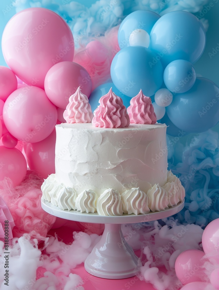 Happy Fathers Day celebration with balloons, cake brings joy and love to all Happy Fathers Day celebration with balloons, cake brings joy and love to all