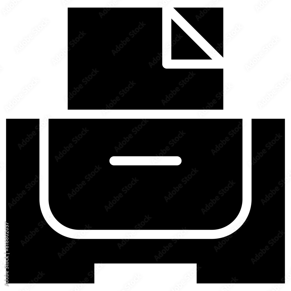 printer solid icon printer solid icon