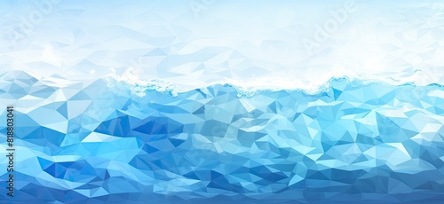 Low Poly Waves: Art in Motion