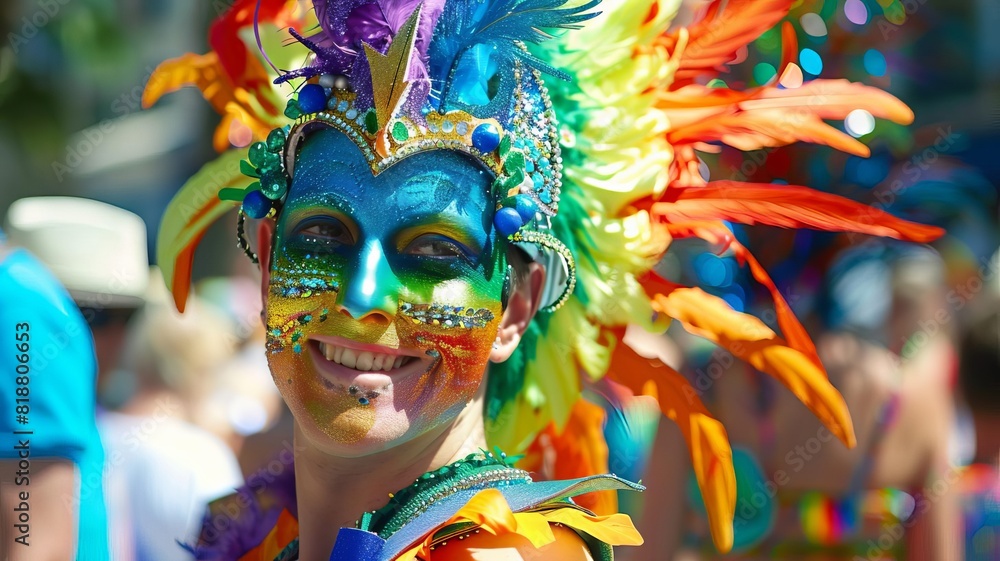 Gay pride celebration featuring lavish costumes and a narrow focus. Pr1de LGBTQ+ Gay pride celebration featuring lavish costumes and a narrow focus. Pr1de LGBTQ+