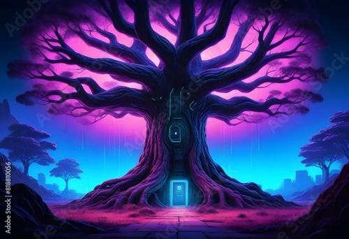 Enchanting Fairy Door in a Tree Trunk (83)