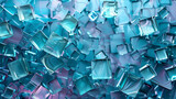 3d background transparent abstract blue squares, 3d background 4, in the style of glass fragments art.