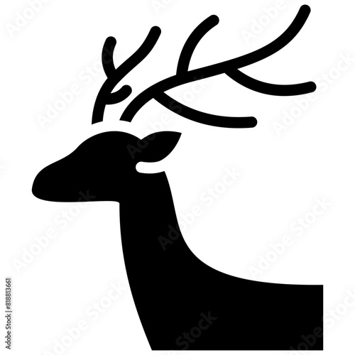 reindeer solid icon