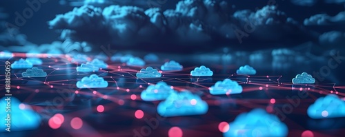 Interconnected Cloud Network Enterprise Cloud Computing Solution Concept