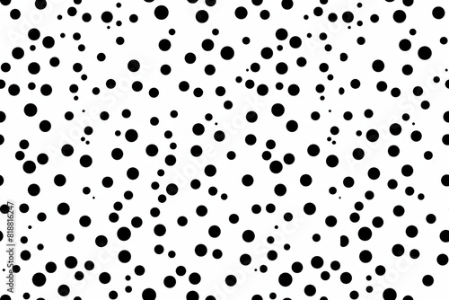 A black and white photo of a white background with many small black dots