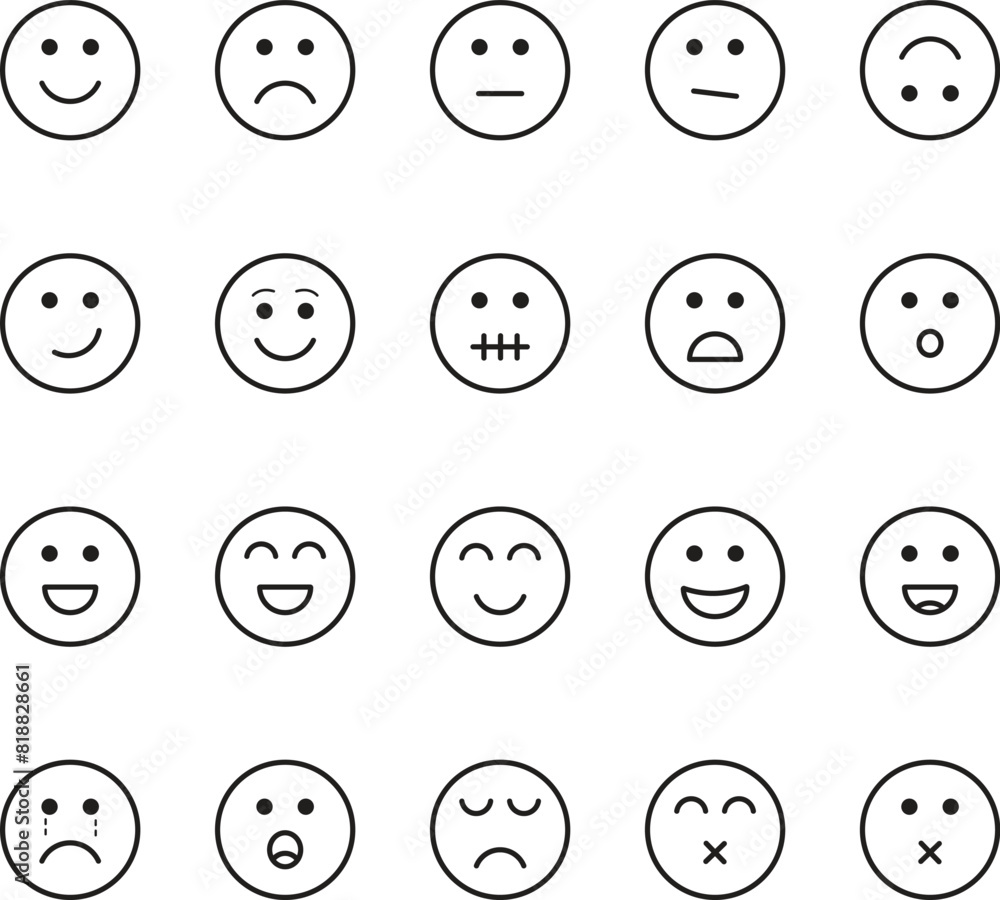 Face Reaction Emoji Icon Pack Face Reaction Emoji Icon Pack