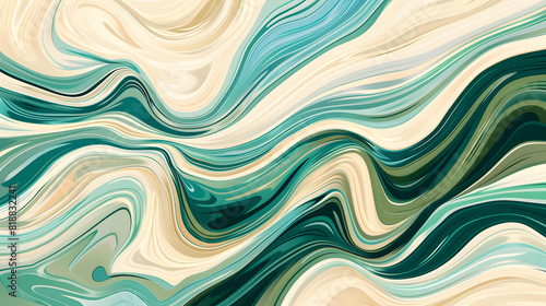 Elegant Swirling Lines Abstract Background