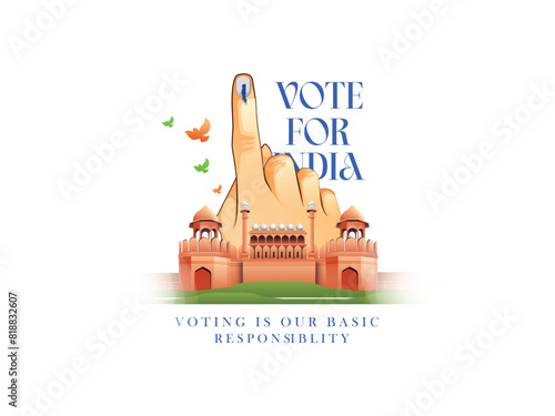 People Voting, Election Day, Voting booths with men and women casting at a polling place,