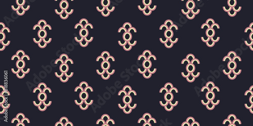 Ethnic seamless patterns with geometric elements. Modern abstract design for paper, cover, fabric, interior decor and other uses.