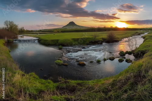 landscape spring panorama