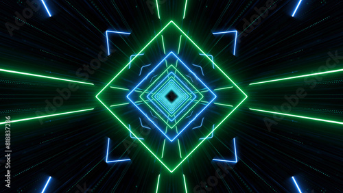 VJ abstract light event particles concert dance game edm music stage party openers titles led neon tunnel background
